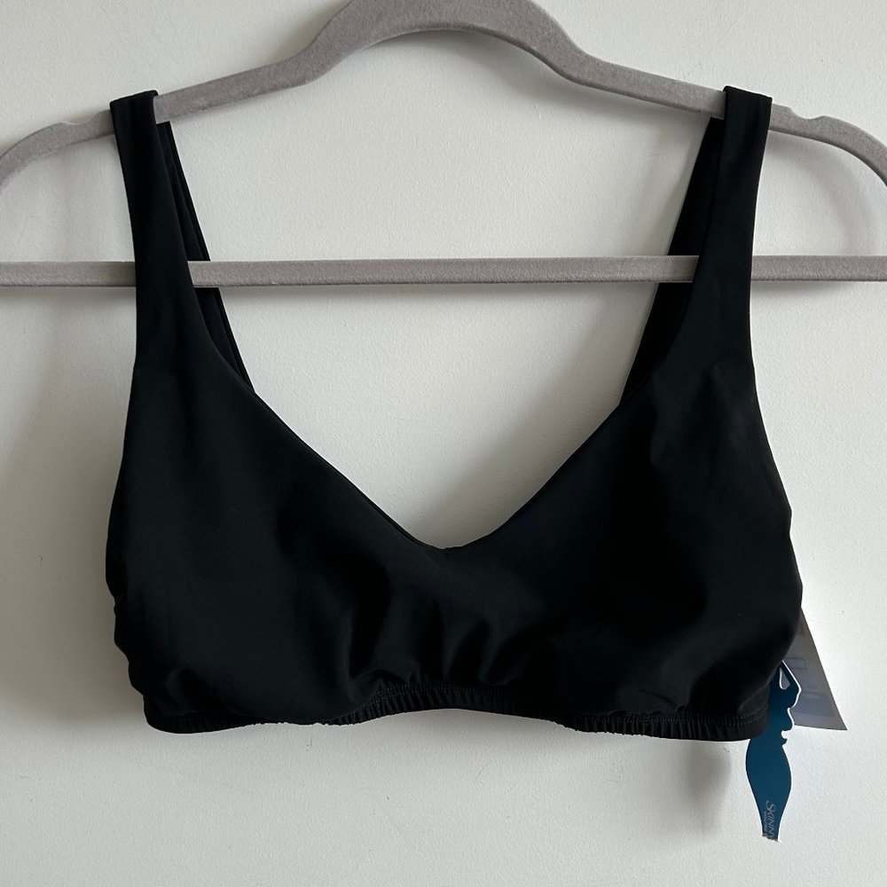 Skinny Dippers Black Bikini Set- Good Vibes Top and Dream Bottom Size Small NWT - Picture 4 of 13